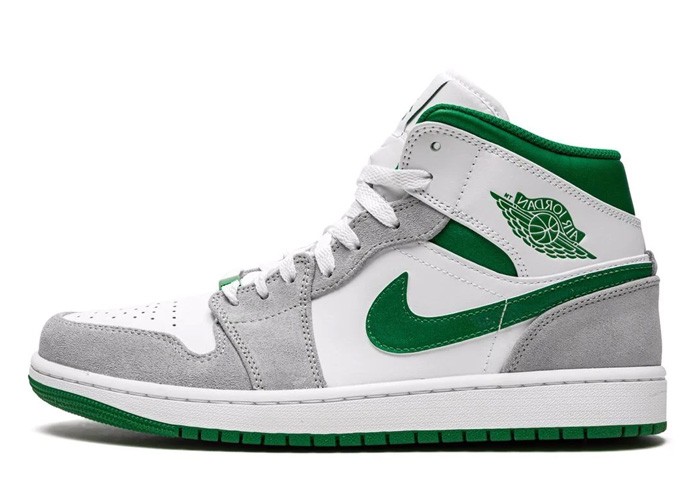 AIR JORDAN 1 MID SE 'GREY PINE GREEN'-DC7294-103