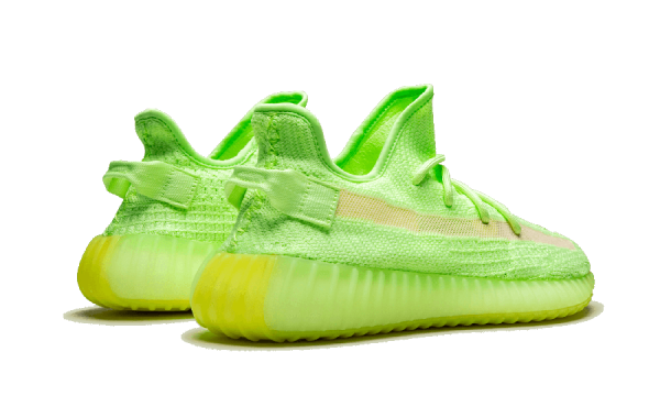 kids Yeezy Boost 350 V2 Shoes "Glow in the Dark" 