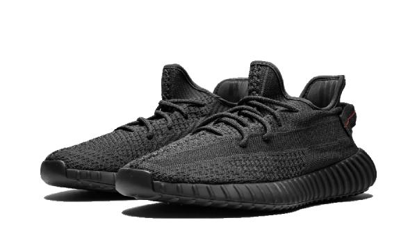 kids Yeezy Boost 350 V2 Shoes "Black – Static"